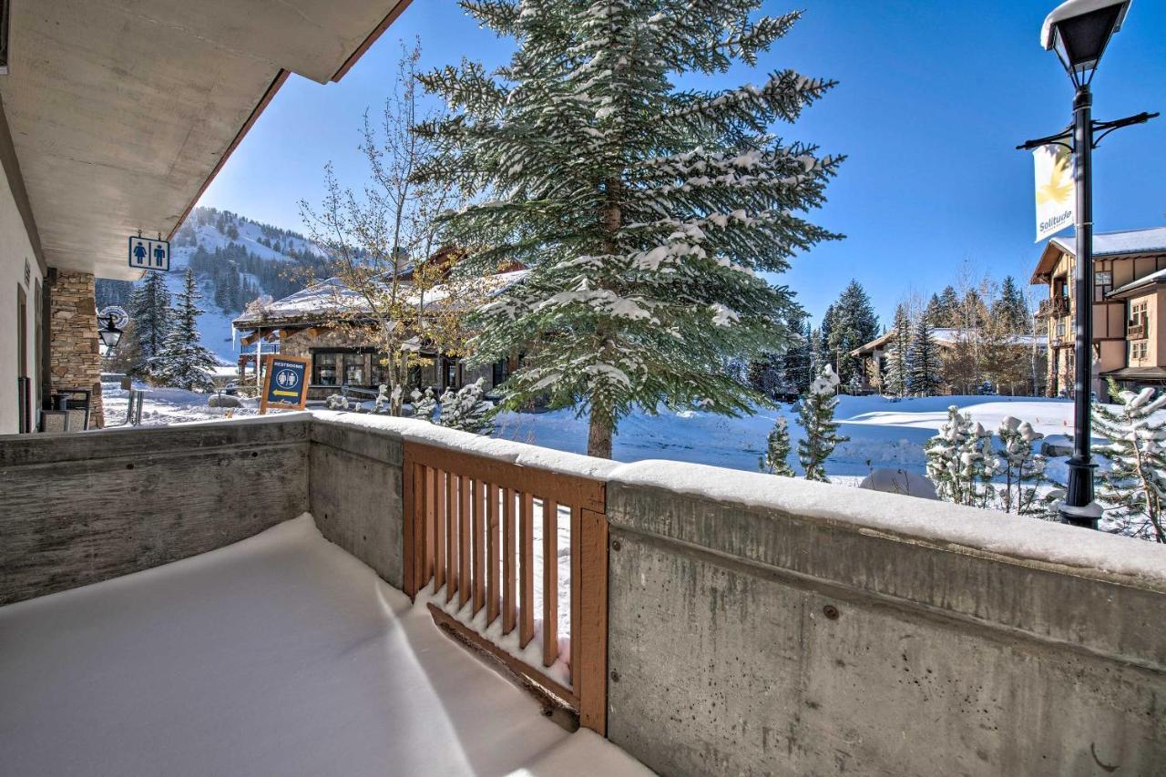 Solitude Mountain Slopeside Ski Condo With Hot Tub! Brighton エクステリア 写真